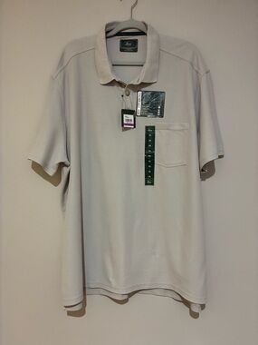 Bass Men’s Short Sleeve Polo Shirt in Quiet Gray size XXL/ TTG/ XXG